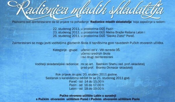Radionica za mlade skladatelje