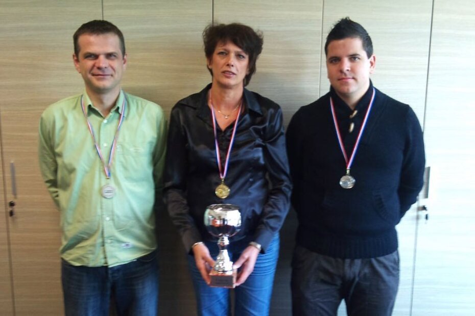 Valter Žiković, Dušanka Molnar i Ivica Barić