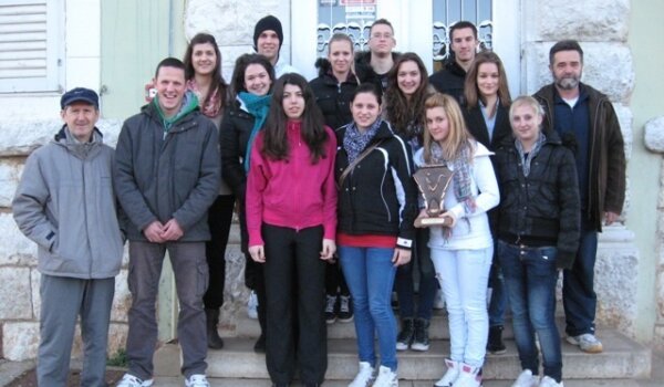 Srednja škola Mate Balote Poreč ima najuspješniji srednjoškolski sportski  klub Istarske županije