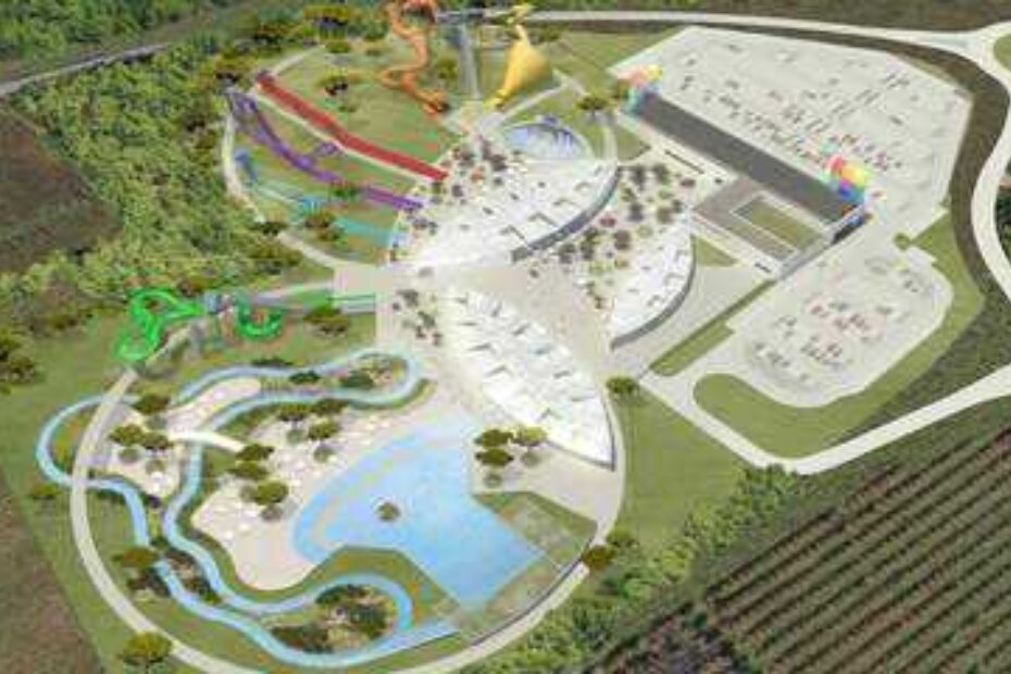 Vodeni park Aquacolors ovako će izgledati iz zraka