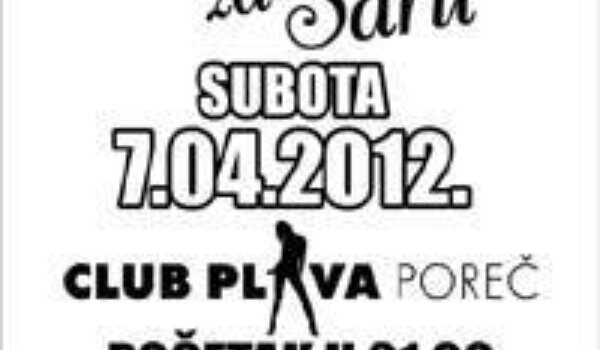 Ne propustite subotnji humanitarni koncert za Saru u "Plavoj"