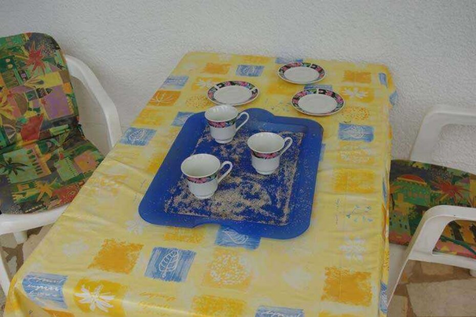 Ovako izgleda stol na terasi