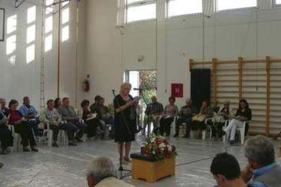 Susret je zbog kiše održan u školskoj dvorani