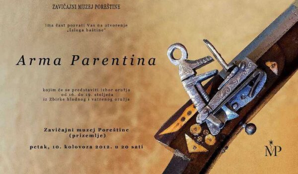 Arma Parentina u Zavičajnom muzeju Poreštine