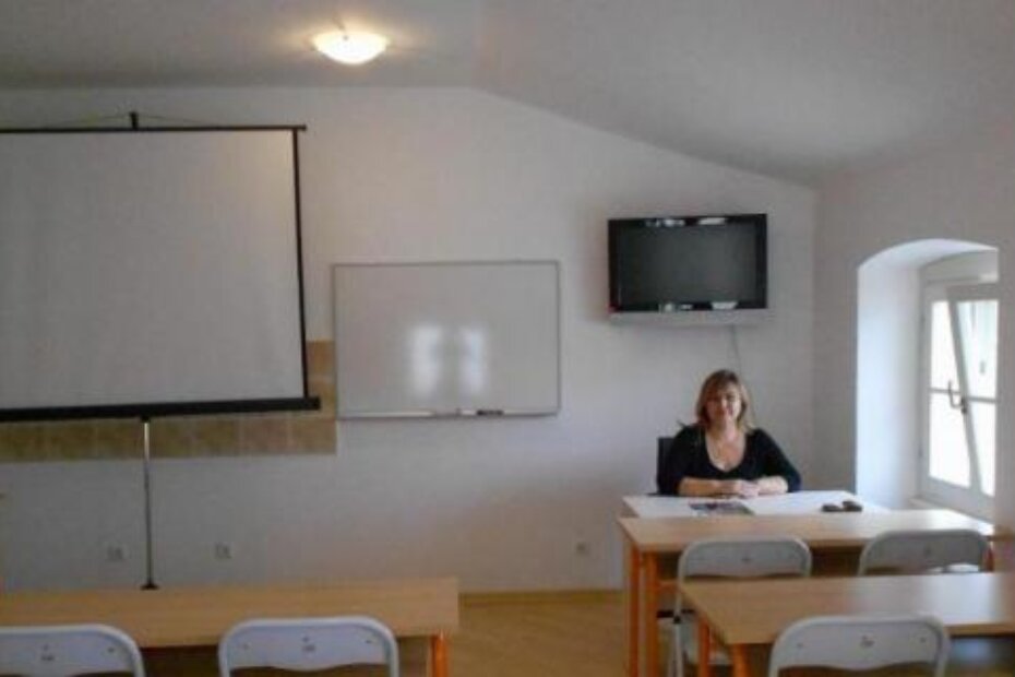 Ravnateljica Irides Zović u novom studijskom odjelu Gradske knjižnice (V. HABEREITER)