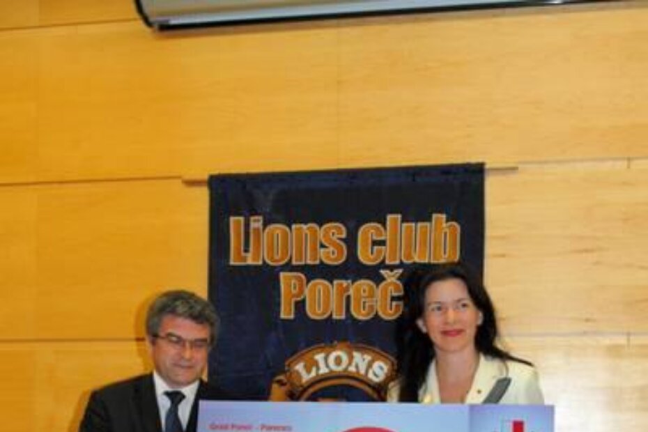 Gradonačelnik je Lionsima uručio ček na 5.000 kuna