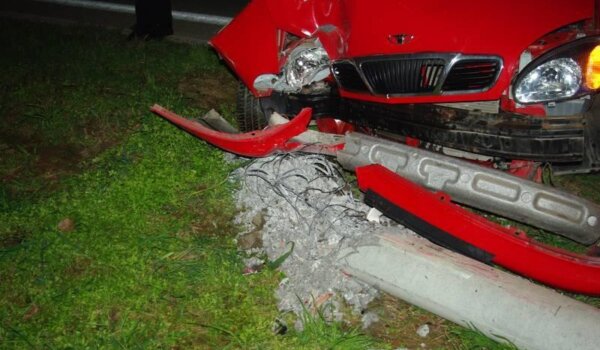 Pokušao izbjeći pse pa se automobilom zabio u rasvjetni stup