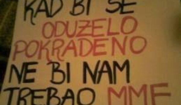 Occupy Croatia: Hrvatskom novinarskom društvu i medijima
