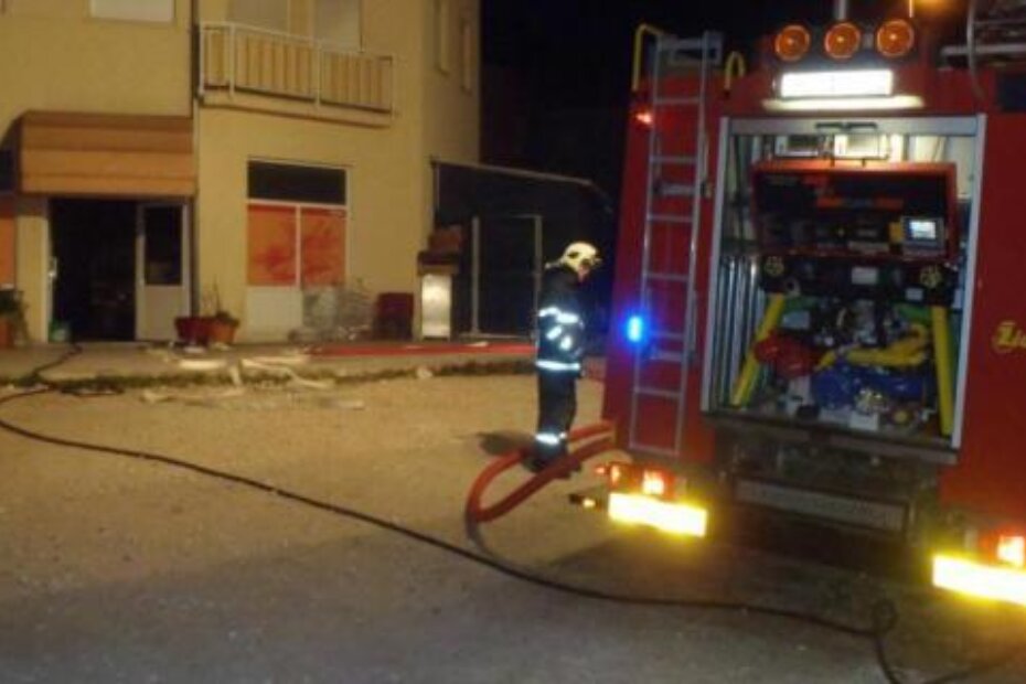 Rovinjski vatrogasci u akciji (Izvor: JVP Rovinj)