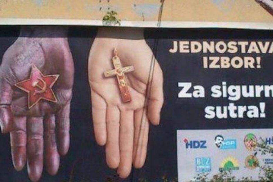Jumbo-plakat koji je uzburkao strasti u Sisku