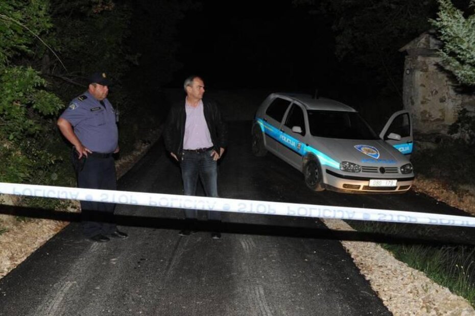 Policija osigurava mjesto pronalaska tijela (M. MIJOŠEK)