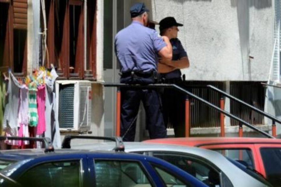 Vladimir Gordoš na kriminalističku istragu priveden je u utorak ujutro iz stana na Bokovićevom usponu 10 (M. MIJOŠEK)