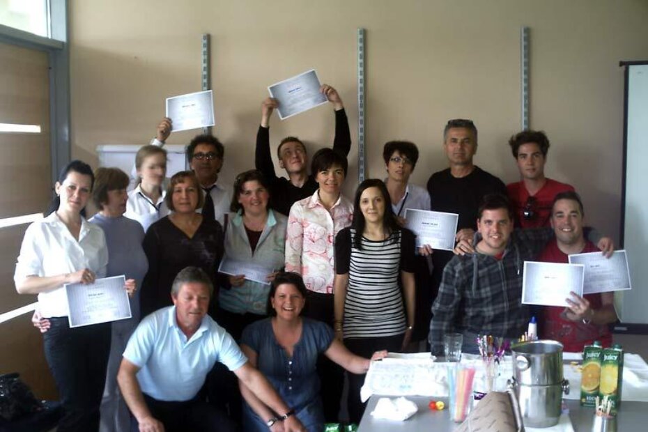 Besplatni tečaj za barmene u porečkoj Rivieri u travnju 2011. godine (Foto: arhiva parentium.com)