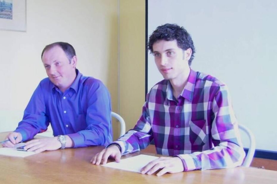 Načelnik Marko Ljubešić i donačelnik Ivan Banić