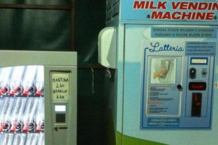 Mljekomat preselio na zelenu tržnicu u Poreču (T. KOCIJANČIĆ)