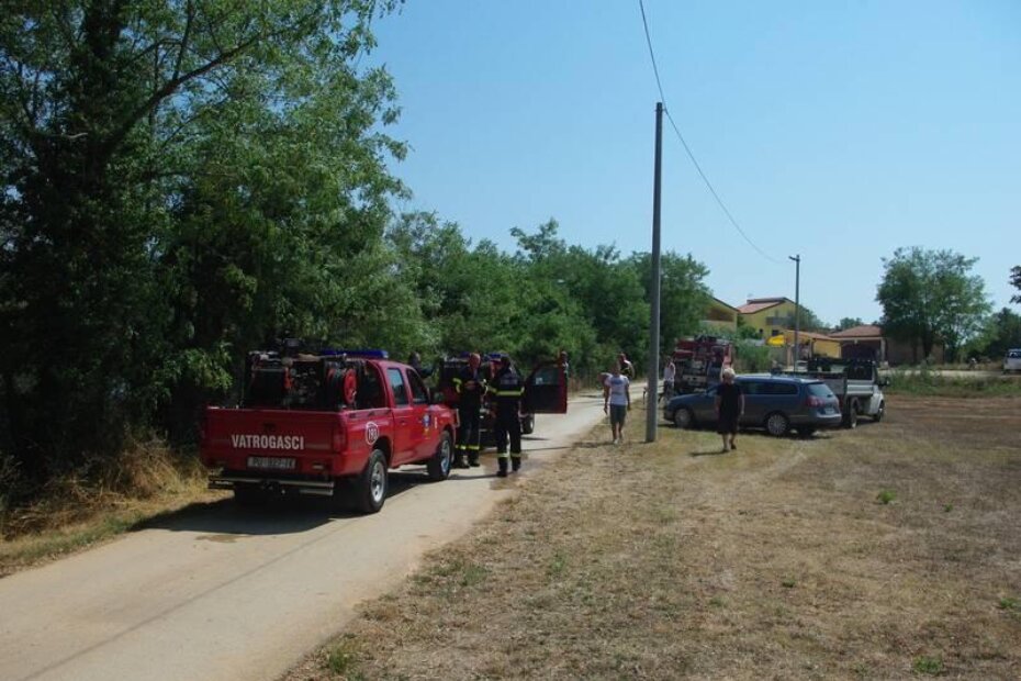 Požar je u trenutku  našeg dolaska u Brčiće več bio pod kontrolom