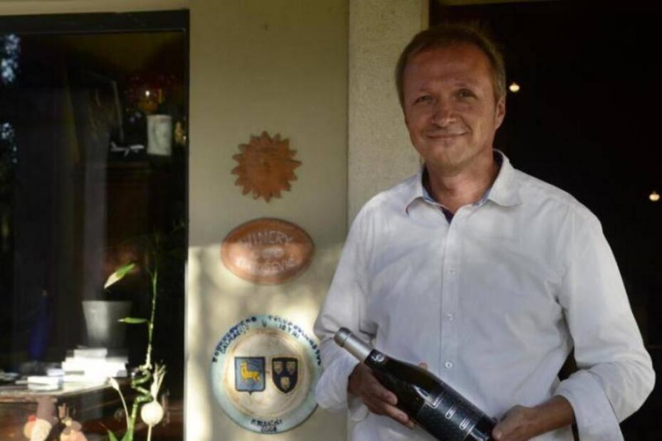 Ivica Matošević ponosan je na uspjeh svog vina (J. PREKALJ)