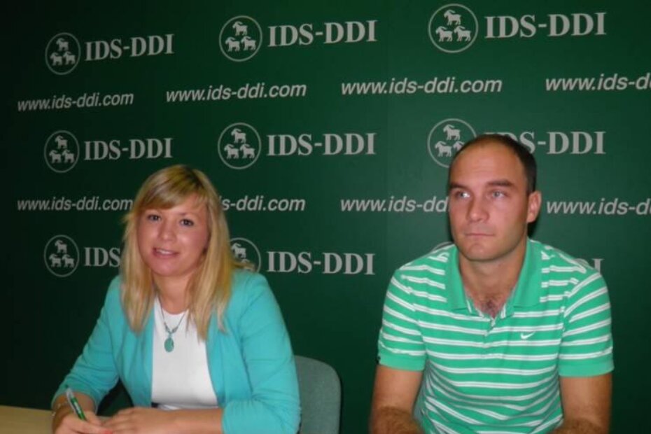 Potpredsjednica Petra Kancijanić i predsjednik Kluba mladih IDS-a Vili Rosanda