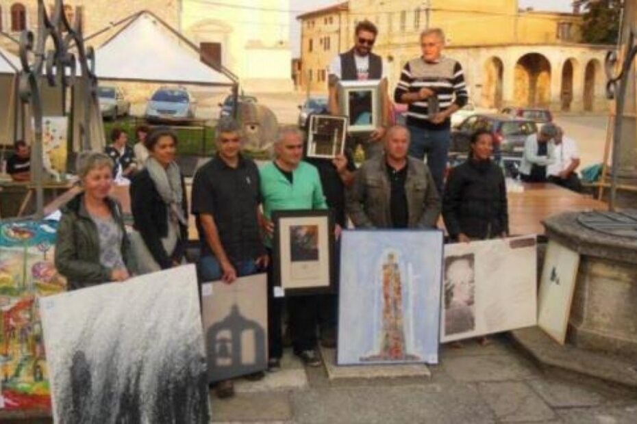 Dobitnici nagrada na ex temporeu (foto Općina Vižinada)