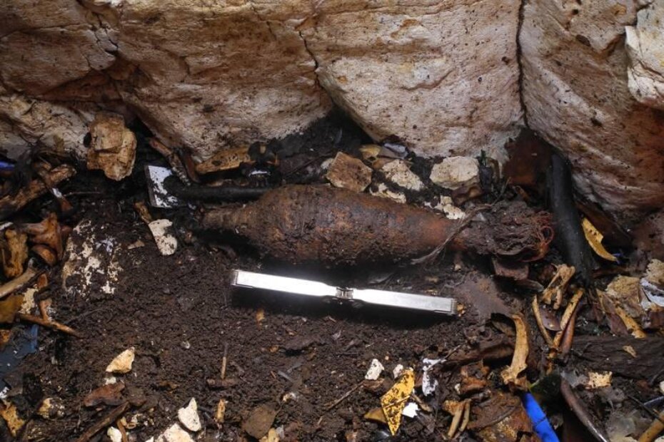 Minobacačka mina u jami