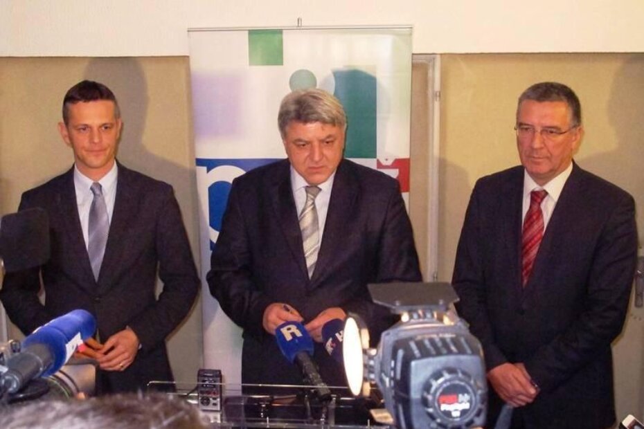 Valter Flego, Zlatko Komadina i Zlatko Ževrnja