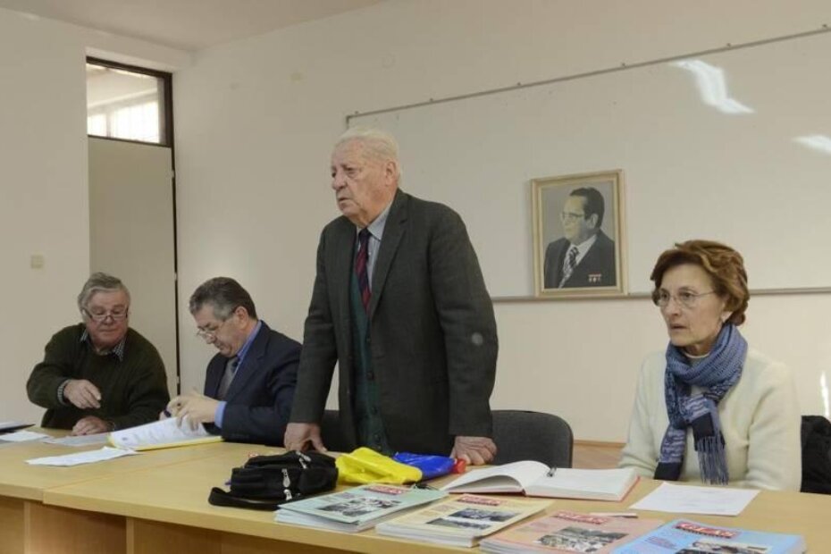 Anton Fabac, Arduino Matošević, Božo Štifanić i Nada Rakovac (J. PREKALJ)