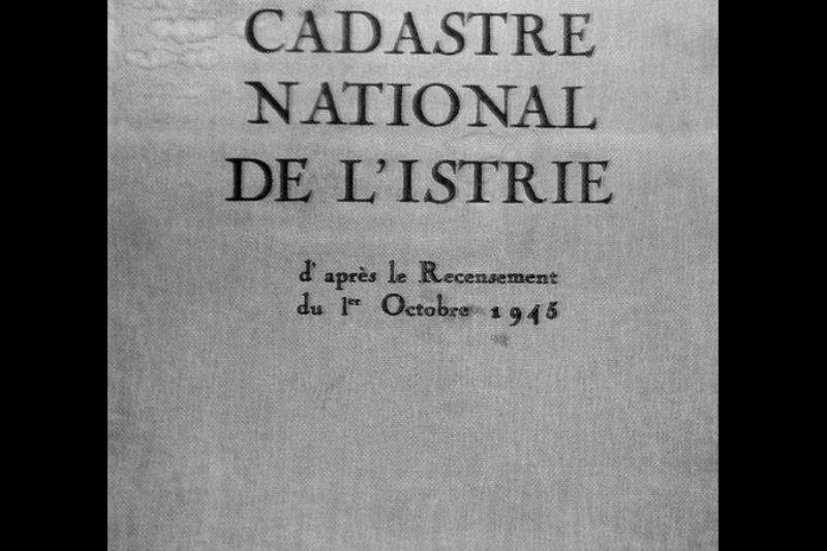 Nacionalni katastar Istre 1945