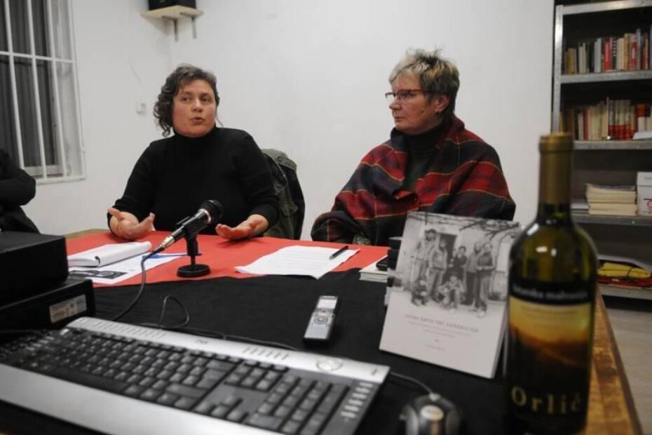 Ivona Orlić i moderatorica Sniježana Matejčić (D. ŠTIFANIĆ)