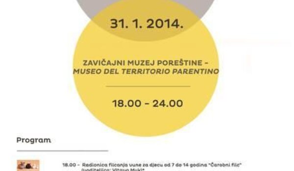 Program Noći muzeja u Poreču