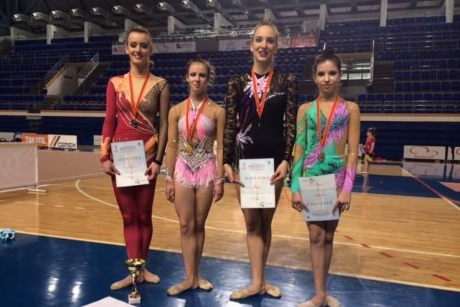 Medalje za gimnastičarke Kluba ritmičko sportske gimnastike "Poreč"