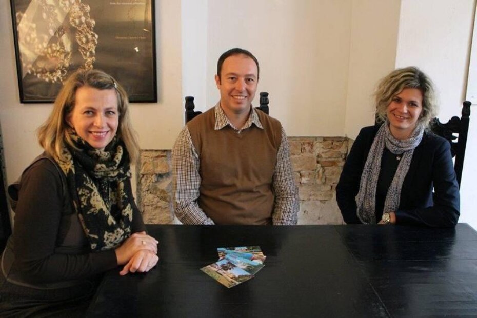 Robert Velenik sa predstavnicama Zavičajnog muzeja Poreštine