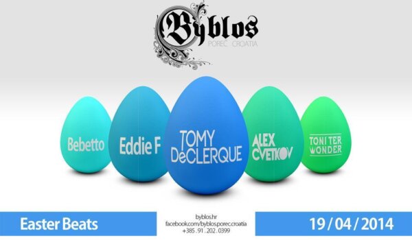Byblos 19. travnja predstavlja 'Easter Beats'