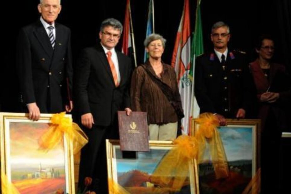 Feručo Pilat, Edi Štifanić, Anna Maria Barbić, Adrijano Jugovac i potpredsjednica vijeća Snježana Mekota