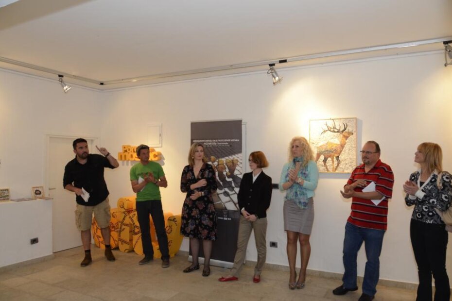 Mosaic City/Grad Mozaika - Poreč u maloj galeriji Pučkog učilišta Poreč (V. HABEREITER)