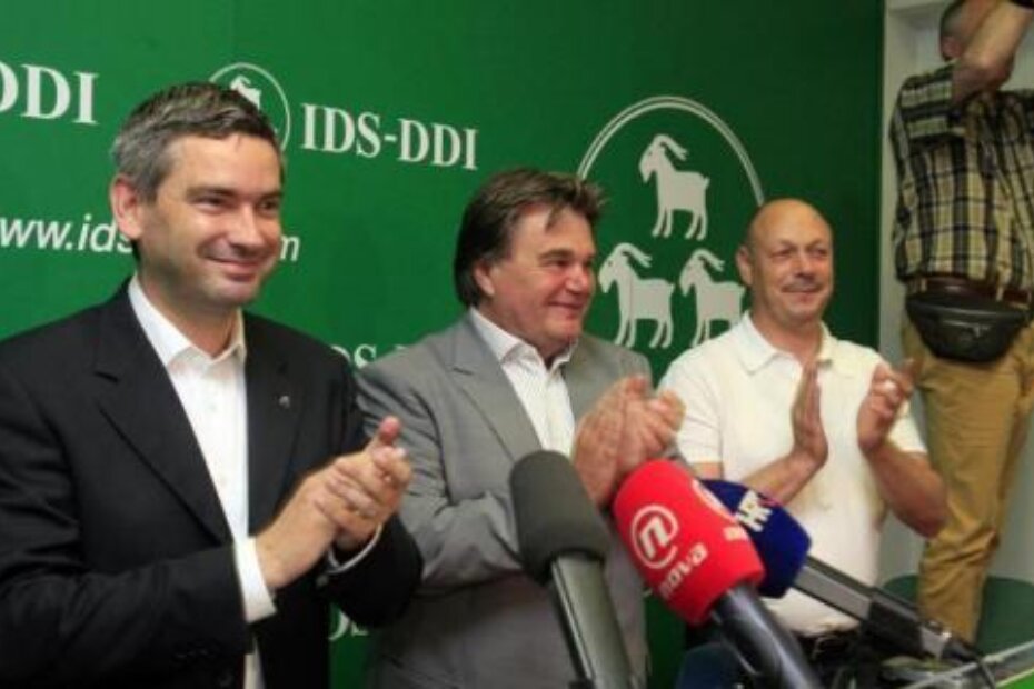 Boris Miletić, Ivan Jakovčić i Giovanni Sponza (Goran Sebelic / CROPIX)