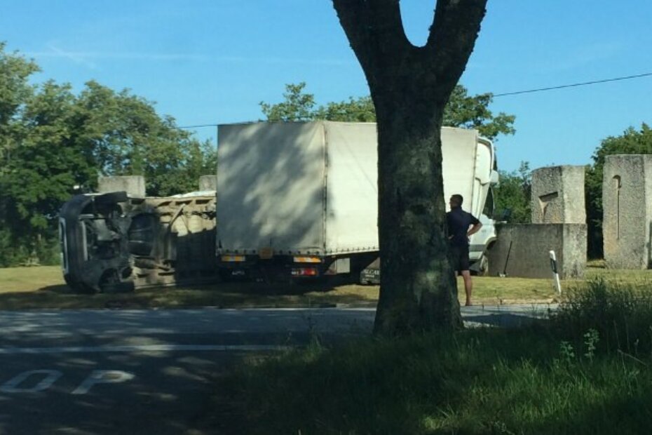 Prometna nesreća na Tičanu (snimio: Mladen S.)