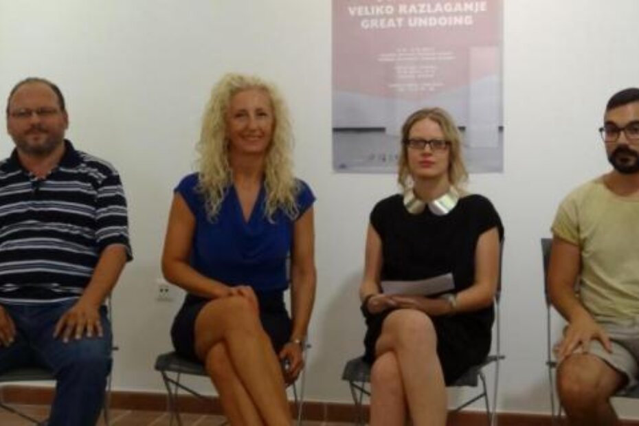 Andi Bančić, Sanja Radetić Fatorić, Branka Benčić i Damir Očko najavili su izložbu (V. HABEREITER)