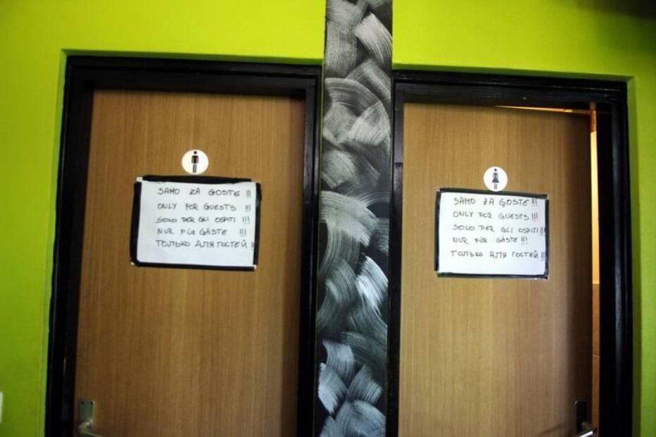 WC samo za goste kafića (M. SARDELIN)