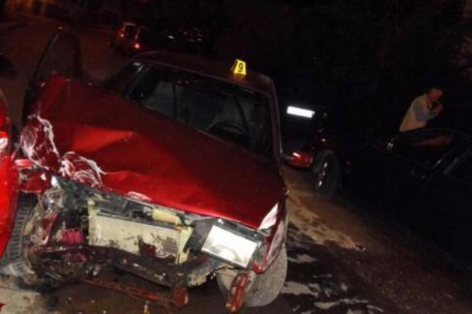 Prometna nesreća u ulici Brune Kosa (T. TIDIĆ)