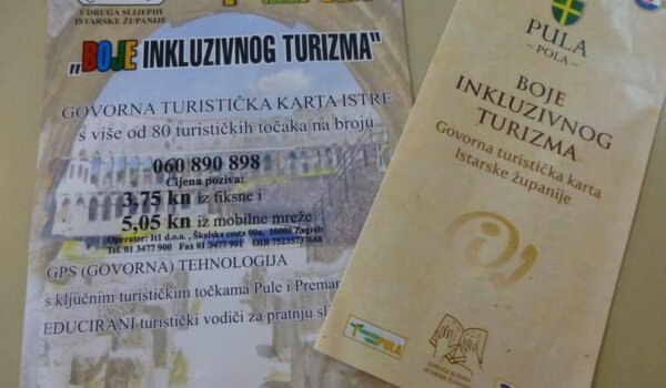 Promocija govorne turističke karte Istre za slijepe osobe
