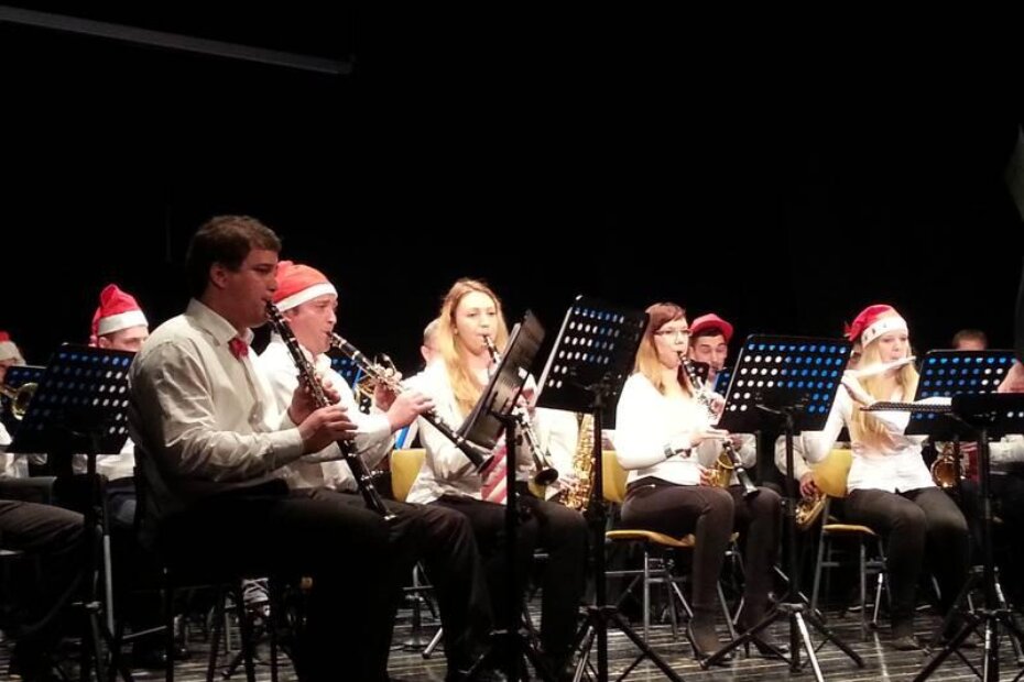 Porečki puhači na svom prvom koncertu (Foto: P. Munivrana)