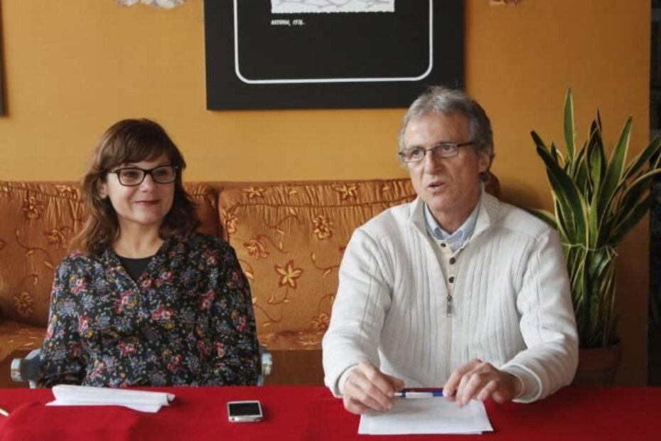 Maja Ružić Baf i Dino Debeljuh, dopredsjednica i predsjednik Antikorupcijskog pokreta