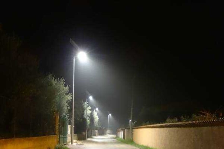 Solarna LED rasvjeta u Porečkoj ulici u Novoj Vasi