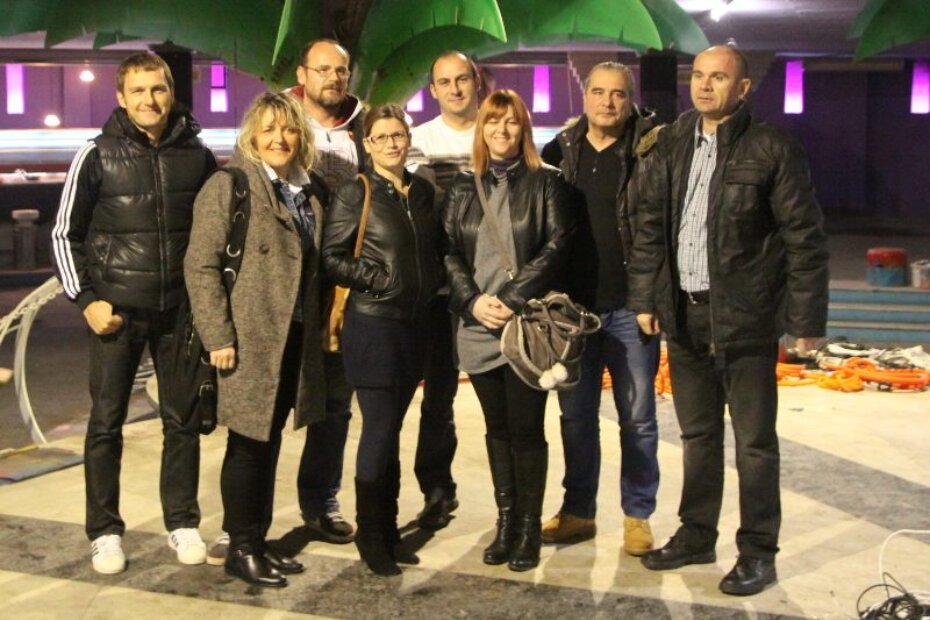 Stari-novi organizacijski odbor u sastavu Giancarlo Šegon, Ronald Brzak, Ivana Hatmann, Denis Mikatović (Jugovac), Damir Miloš - Čuro, Stella Brzak, Ivan Bažon i Dušan Maras - Dule (foto: parentium.com, 2014.)