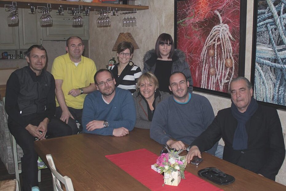 Giancarlo Šegon, Dušan Maras, Ronald Brzak, Ivana Hatman, Denis Mikatović, Stella Brzak, Ivan Bažon i Damir Miloš (foto: parentium.com)