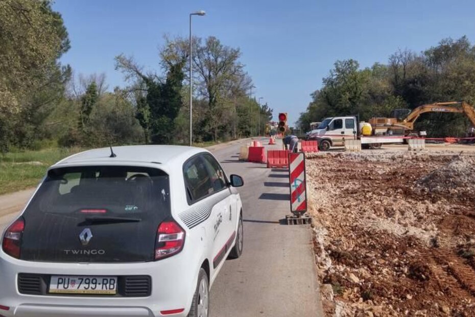 Privremena prometna regulacija u Creskoj ulici