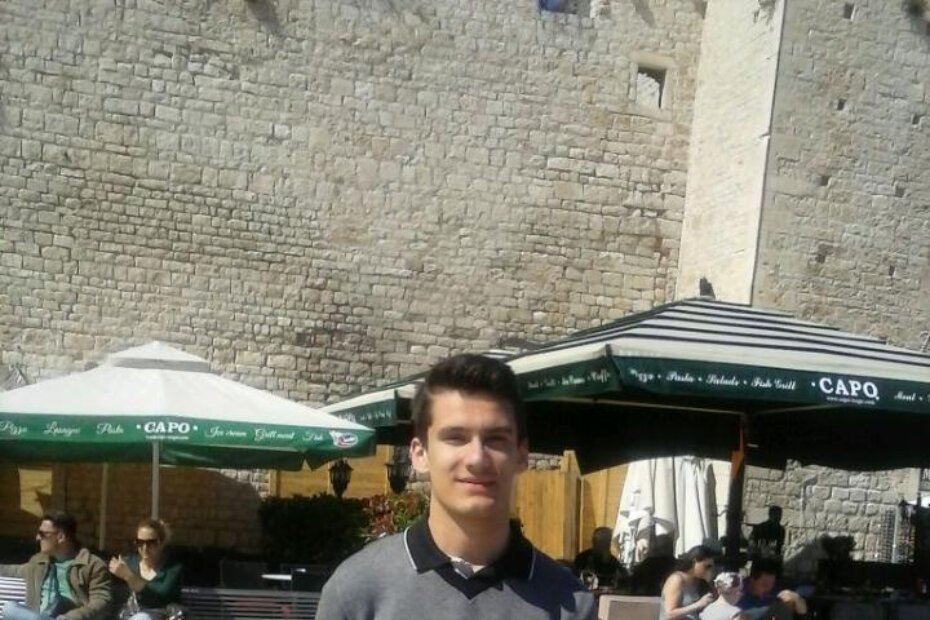 Mate Gašparini, učenik SŠ Mate Balote iz Poreča