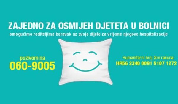 Zajedno za osmijeh djeteta u bolnici!