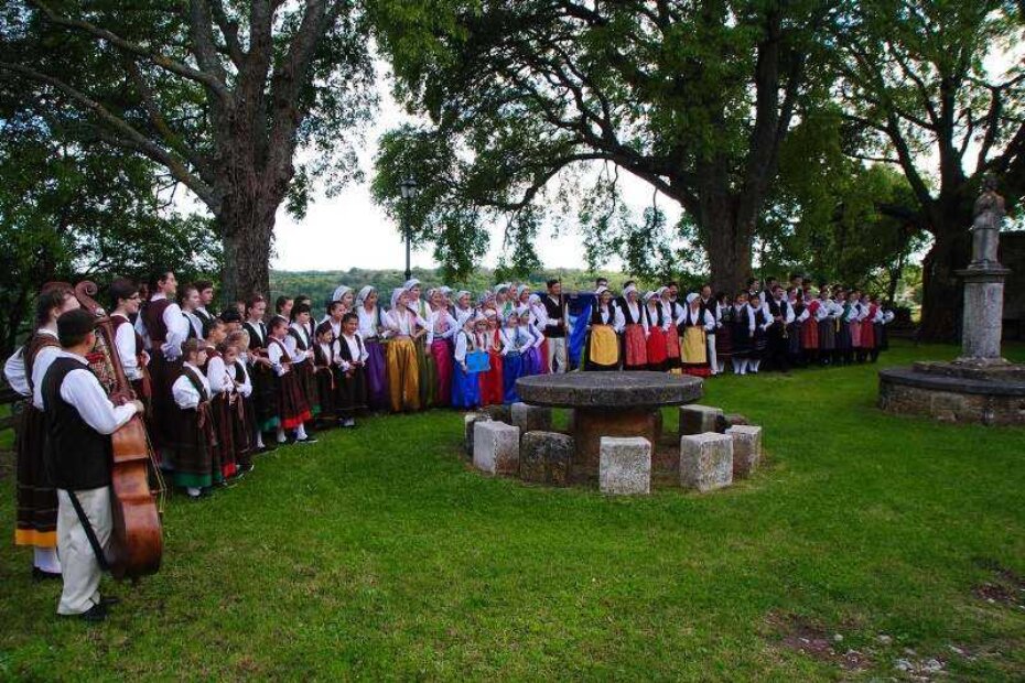 Sa prošlogodišnje večeri folklora u Tinjanu