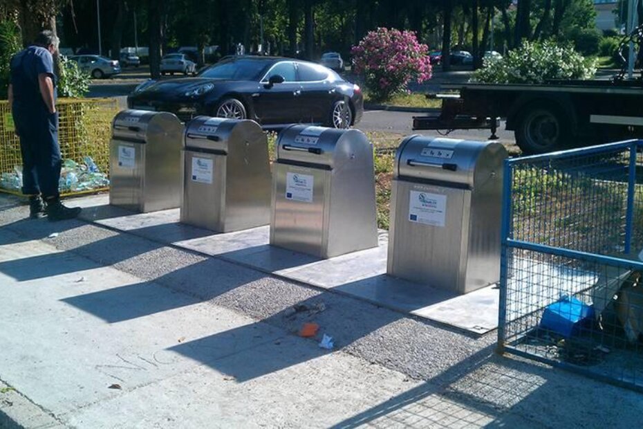 Ilustracija - podzemni spremnici za otpad (Tivat - Eurotim d.o.o.)